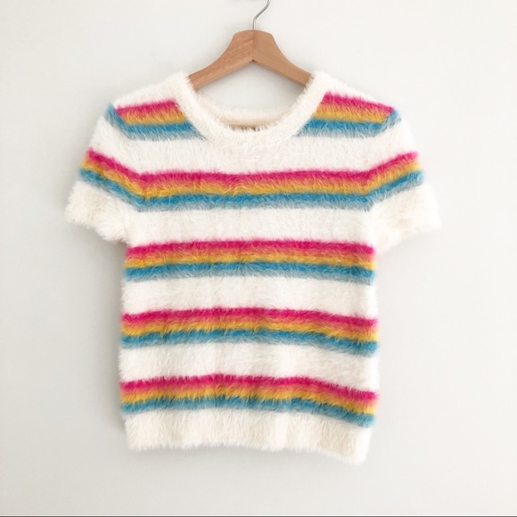 No Boundaries Tops - No Boundaries Furry Yarn Sweater/Shirt